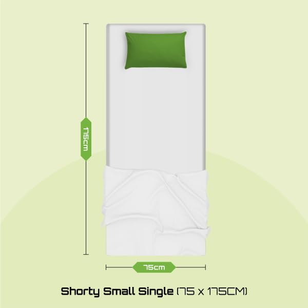 Starlight Beds Solace White Shorty Mattress, 2ft6 x 5ft9