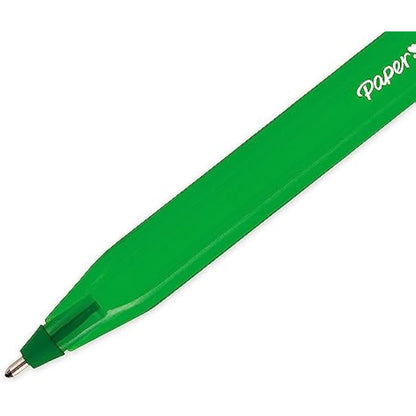 Paper Mate InkJoy 100ST Ballpoint Pens | Medium Point (1.0 mm) | Green | 50 Count