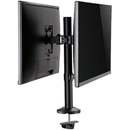 Logilink BP0109 - Monitor Mount Dual 17-32" Steel Curved Screens Black