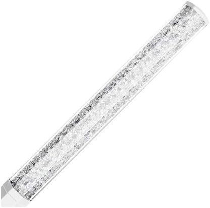 Swarovski Crystalline Ballpoint Pen, White Lacquered Barrel with Eight Crystal Facets and More Than 400 Clear Crystals, from the Crystalline Collection