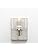 Yosoan Modern Glass Wall Sconce, Cylinder Up Wall Light Fitting for Kitchen, Restaurant, Living Room, Bedroom Bedside (Brushed)
