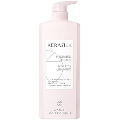 Kerasilk Color Protecting Shampoo, Coloured Hair, No Sulfates, Vegan, Formula, 750ml