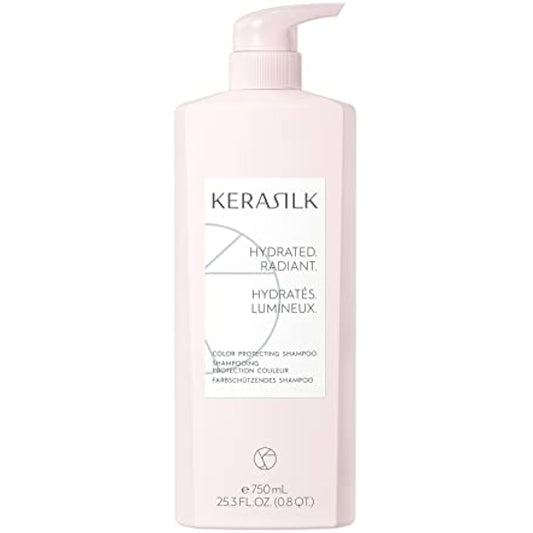 Kerasilk Color Protecting Shampoo, Coloured Hair, No Sulfates, Vegan, Formula, 750ml