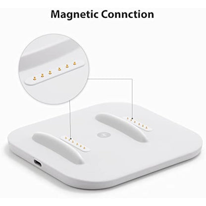 BOBOVR Twin Charger Station/Dock for B2 Battery Pack, Ultra-Thin Design, Magnetically Supply Power to 2 B2 Battery Packs at The Same Time
