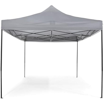 All Seasons Gazebos 3x4.5 Fully Waterproof Pop up Gazebo With Accessories - Metallic Grey