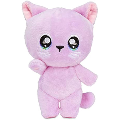 Na Na Na Surprise Family Soft Doll Set of 3 with 2 Fashion Dolls and 1 Pet - Toys for Kids - Lavender Kitty with Long Hair Dolls, 12 Removable Accessories and Outfits, and Adorable Plush Pet Cat