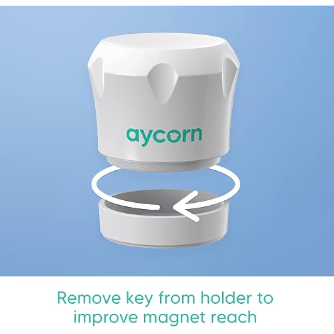 AYCORN® Replacement Keys 2X - for use with Magnetic Safety Cupboard Locks for Children - Child & Baby Safety Proofing for Kitchen, Cabinets and Drawers, 30 Second Install (2 Spare Keys ONLY)