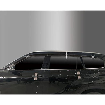 AUTO CLOVER Wind Deflectors Set for Toyota Highlander 2021+ (6 pieces)