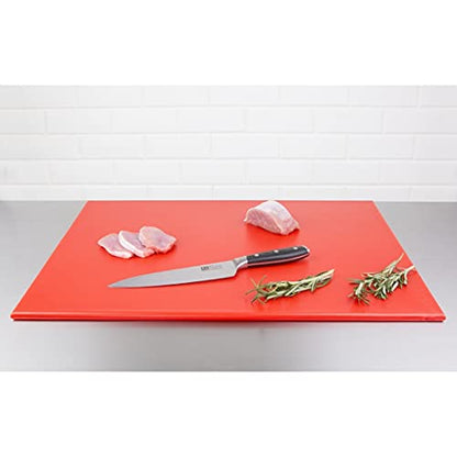 Hygiplas Large High Density Red Chopping Board for Raw Meat - 60x45cm