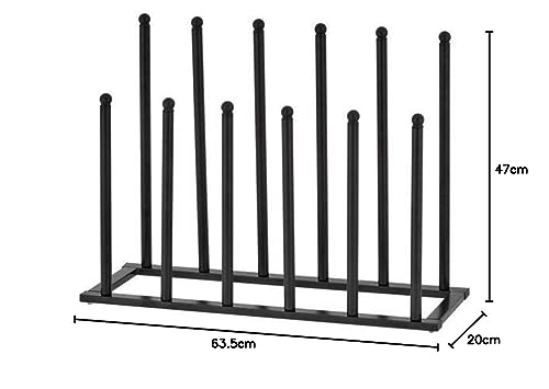 Pristine Welly Boot Rack - This Welly Stand Holds 6 Pairs of Wellies & Boots