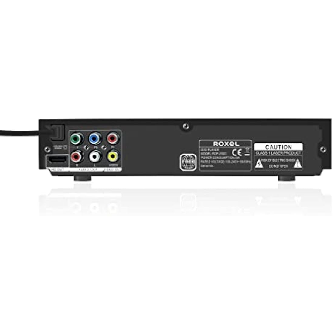 Roxel RDP-S500 DVD Player with HDMI Cable for TV, Multi Region DVD Player with USB Port, Remote Control, CD Player with FULL HD HDMI and RCA Port