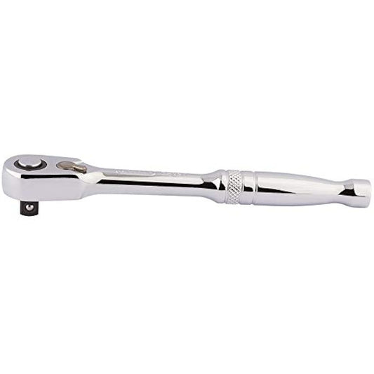 Draper 26517 60 Tooth Micro Head Reversible Ratchet, Blue, 1/4-Inch Square Drive