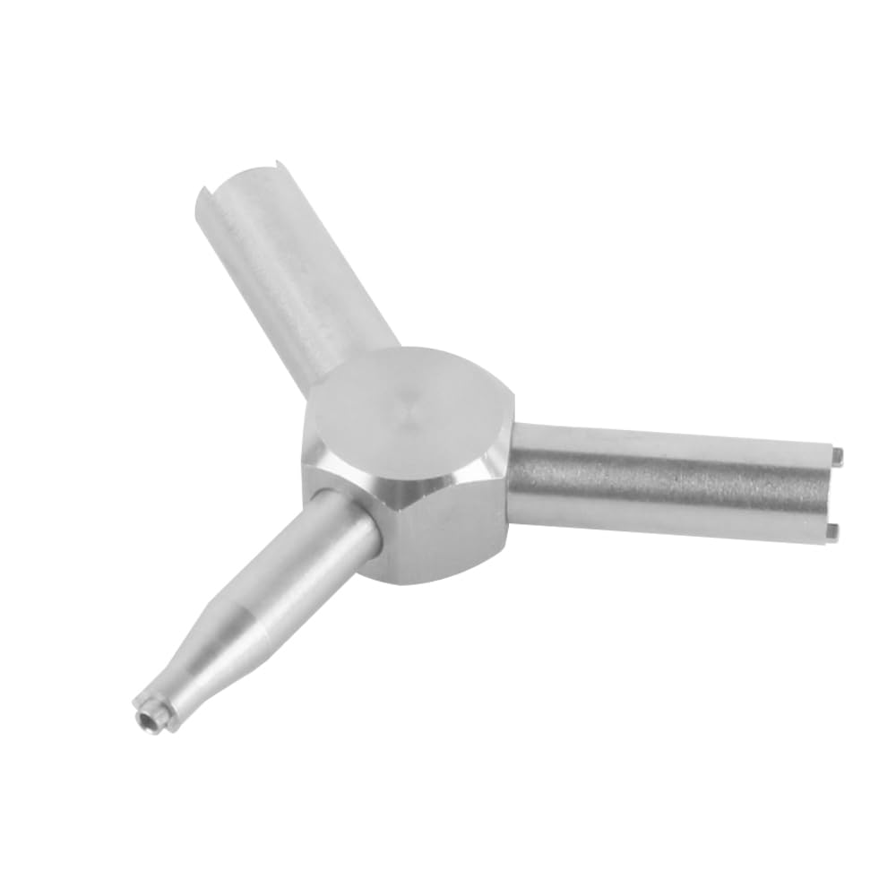 VOANZO 3 in 1 Gas Valve Key Wrench Universal Valve Tool for Water Valves Air Valves Cabinet Doors Elevator Emergency Switches and More