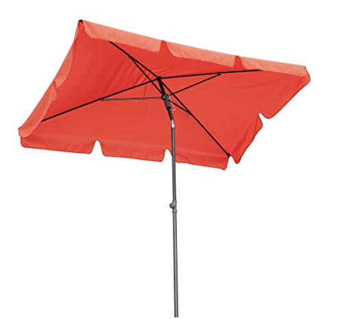 QUICK STAR Balcony Parasol 2 x 1.25 m Rectangular Tiltable Terra