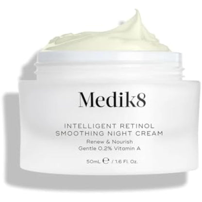 Medik8 Intelligent Retinol Smoothing Night Cream - Renew & Nourish Gentle 0.2% Vitamin A - 50ml