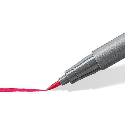STAEDTLER 371 C24-1 Pigment Arts Brush Pen - Assorted Colours (Pack of 24)