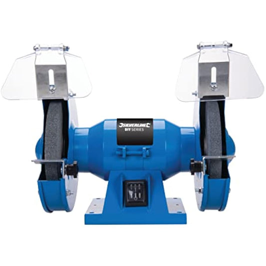 Silverline 263511 DIY 150W Bench Grinder 150 mm UK,Blue