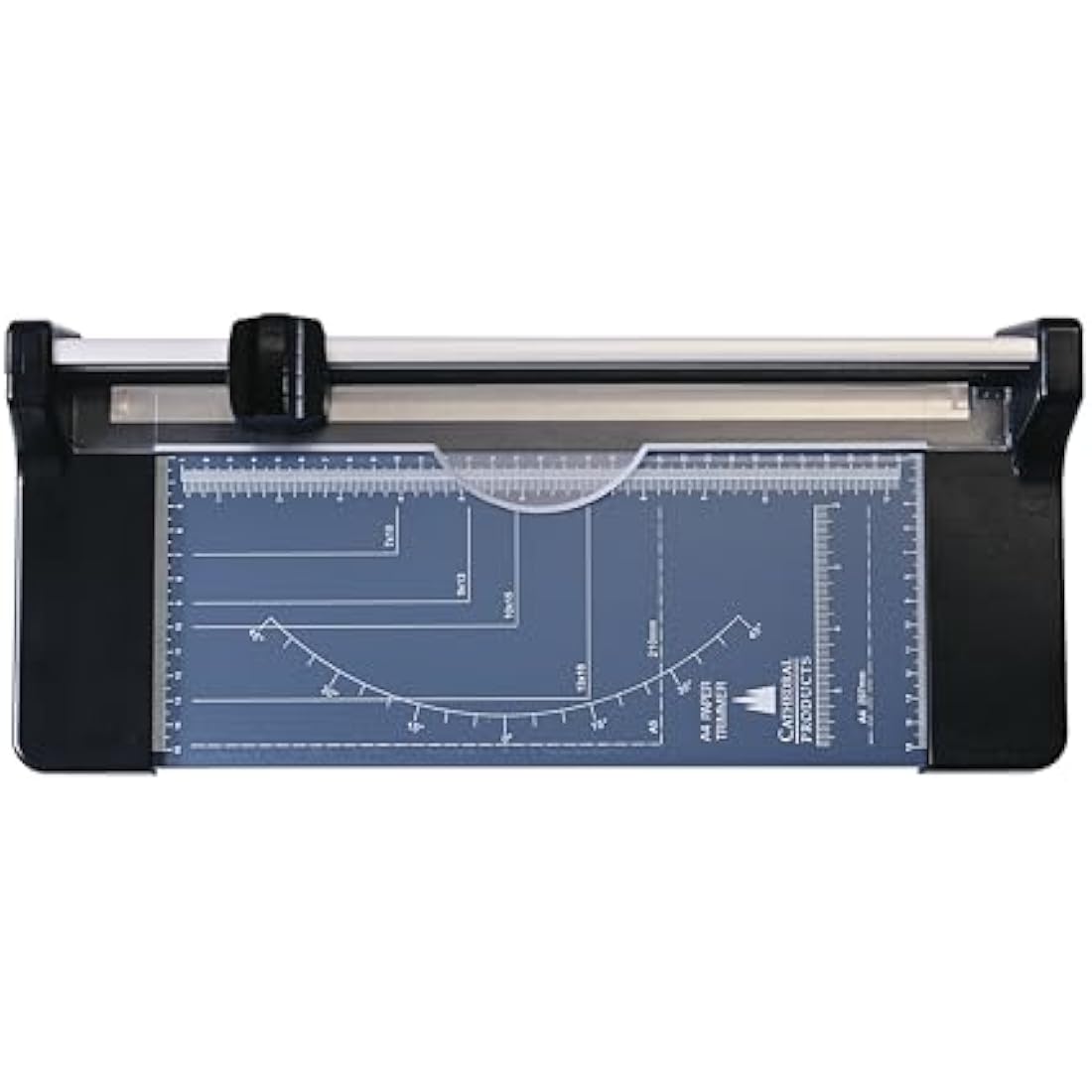 Cathedral Products A4 Rotary Paper Trimmer Cutter with Metal Base - 320 x 157mm Cutting Table