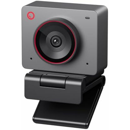 OBSBOT Meet 2-4K Webcam for PC with 1/2" Sensor, AI Framing & Autofocus, Beauty Mode, Lightweight, Gesture Control, HDR, Dual Microphone, 60 FPS, Web Cam for Streaming, Meeting, Gaming. (Space Grey)