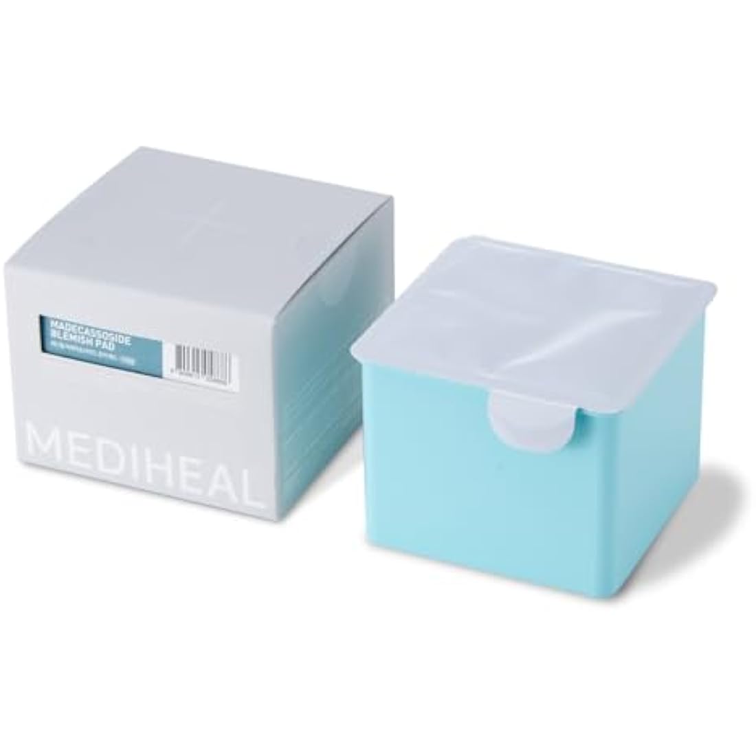 (Only Refill) Mediheal Madecassoside Blemish Pad (100 Pads) - Cotton Facial Toner Pads for Anti Blemish to Improved Uneven Skin Tone - Vegan Gauze Pads