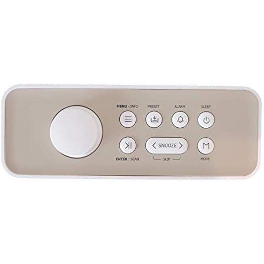 Roxel RDR-40 Stereo DAB/DAB+ Digital and FM Radio Portable Wireless Speaker with Dual Alarm Clock Function, USB & Micro SD MP3 Playback Function, 3.5mm Headphone Output(White)