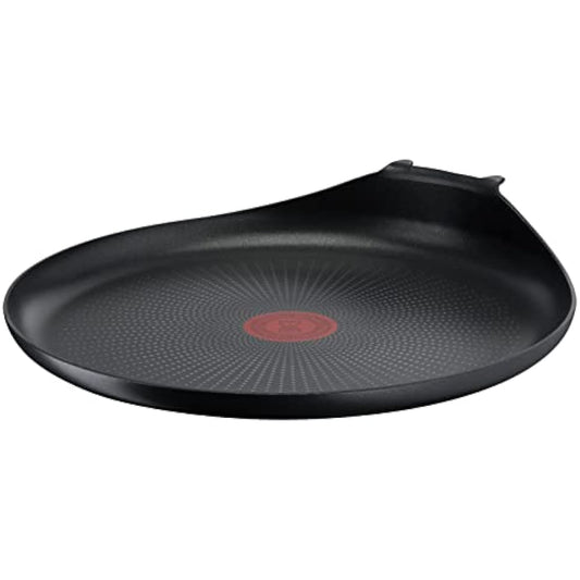 Tefal Ingenio L1461004 L1461004 Crepe Pan, 27 cm, Non-Induction, Non-Stick Coating, Stackable, Dishwasher-Safe, Easy Plus, Black