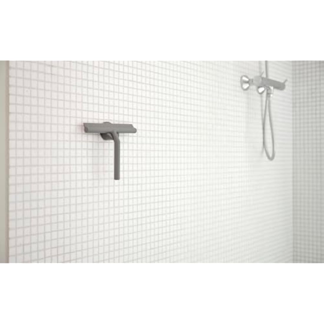 Zone Denmark 330201 362101 Shower Squeegee, Leather, Gray