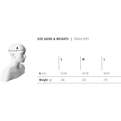 MET - Rivale MIPS Road Cycling Helmet In White Size Large (58-61 cm)