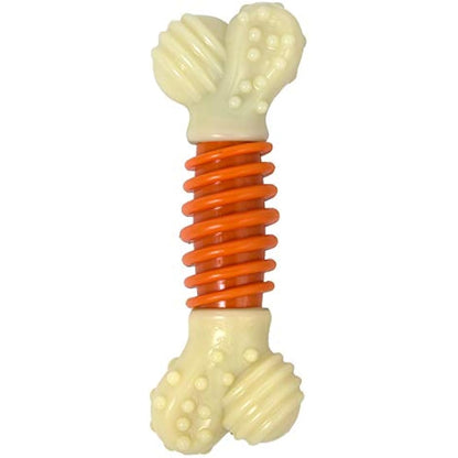 Nylabone Extreme Tough Pro Action Dog Chew Toy, Cleans Teeth, Bacon Flavour, XL, for Dogs Over 23 kg