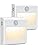 Motion Sensor Night Light, [2 Pack] Stick-On Battery Powered Night Lights, Motion Sensor Lights Indoor (AUTO/ON/OFF), Cupboard Light for Hallway, Stair, Closet, Shelf, Bathroom, Kitchen, Natural White
