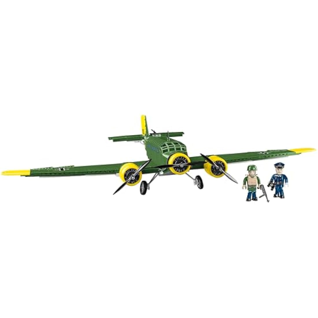 COBI 5710 Junkers JU 52/3M Building Blocks, Green,Yellow