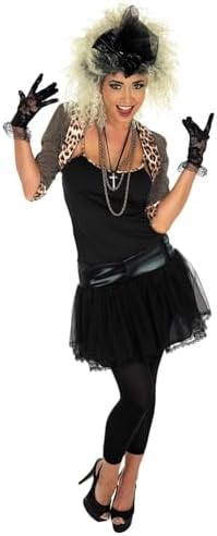 Fun Shack 80s Fancy Dress for Women, Rock Star Fancy Dress 80's Fancy Dress Women, 1980s Fancy Dress Women, 80s Costume