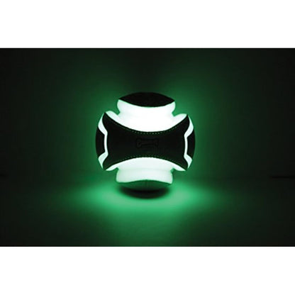 Chuckit! Kick Fetch Max Glow Interactive Rechargeable High Visibility Dog Toy Throw or Kick Toy for Dogs, Small