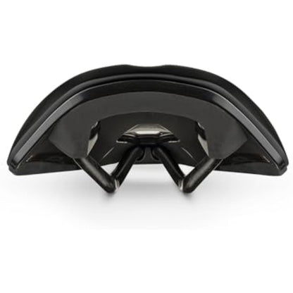 Fizik Tempo Argo R1 Road Bike Saddle, Carbon Shell and Carbon Braided Rails, 160mm Width, Black