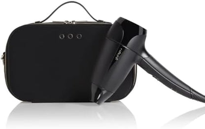 ghd Flight+ Travel Hair Dryer - Compact, Lightweight, Dual Voltage, Powerful Drying with Luxurious Travel Case