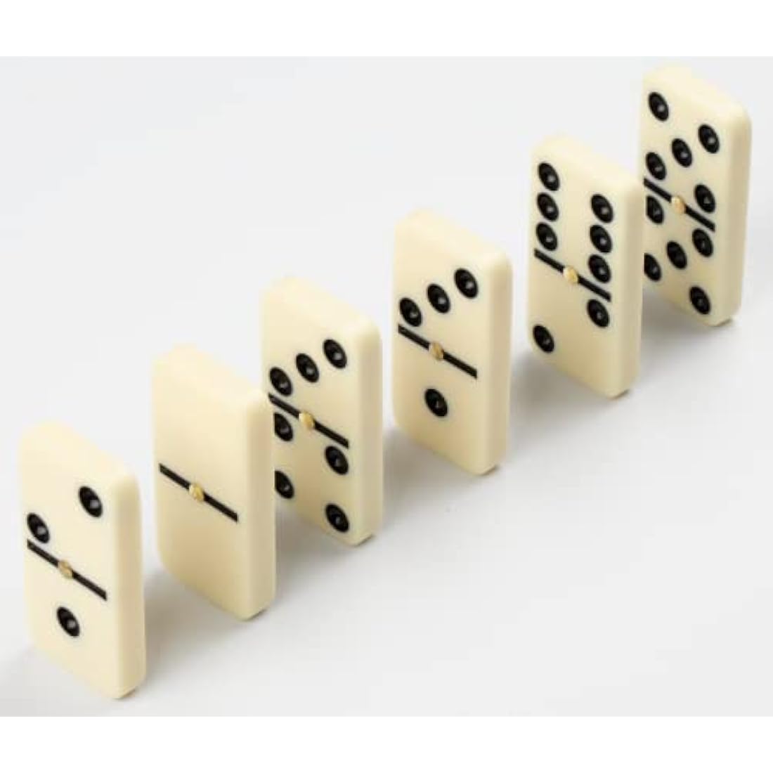 Dominoes Set for Adults, Dominoes Set Double Six, Double 6 Professional Domino Tiles with Spinner in Wooden Box,28 pcs Domino Set 28 Tiles with Natural Wooden Case…