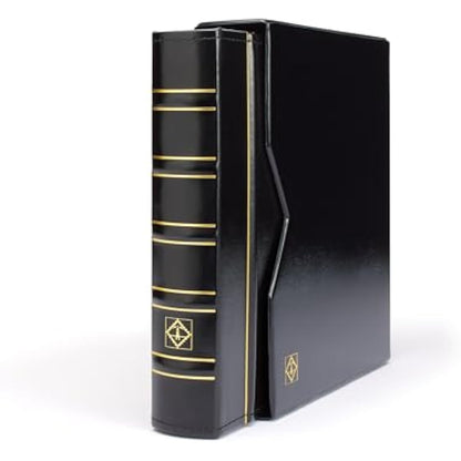 Lighthouse coin album OPTIMA, in classic design incl. slipcase, black
