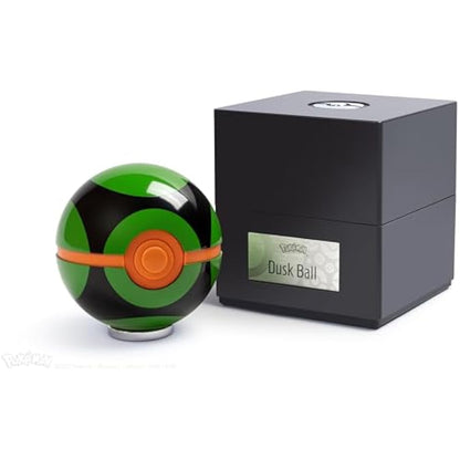 The Wand Company Original Poké Ball Authentic Replica - Realistic, Electronic, Die-Cast Poké Ball with Display Case Light Features. Officially Licensed by Pokémon