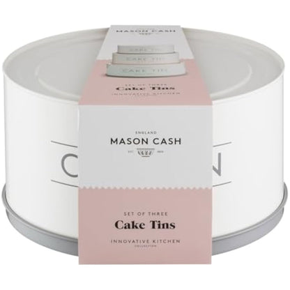 Mason Cash Innovative Kitchen Nesting Cake Tins, Set of 3