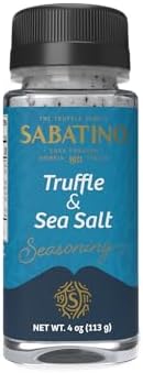 Sabatino Tartufi, Truffle Salt Seasoning ShakerAll Natural Gourmet Sicilian Sea SaltKosher NonGMO 113 g
