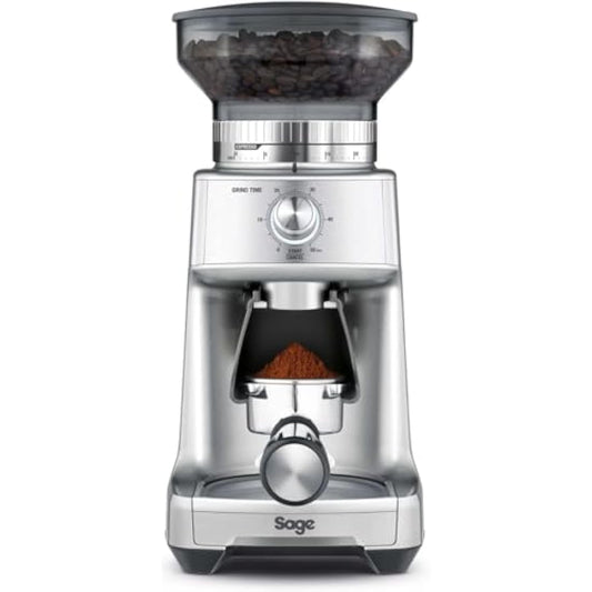 Sage - The Dose Control Pro - Precision Coffee Grinder, 60 Grind Settings - 340g Coffee Bean Capacity, with Timer - Overheat Protection - Silver