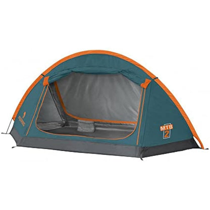 Ferrino 2 MTB Tent, Entrances with Mosquito Net Unisex-Youth, Blue