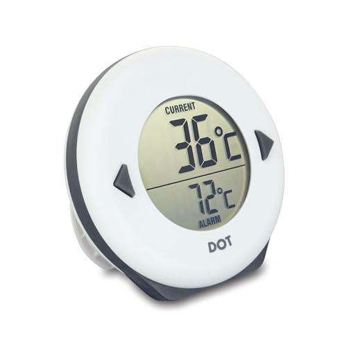 Thermapen DOT Digital Oven Thermometer for Meat Roasting — BBQ Thermometer Probe with Loud Alarm, Water-Resistant BBQ Meat Thermometer, Reads Up to 300 °C, 1.2m Meat Probe Included