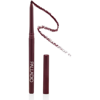 Palladio Water Resistant Twist Out Lip Liner Pencil, Highly Pigmented and Creamy Colour, Slim Twist Design, Smudge Resistant, Long Lasting Formula for All Day Long Lasting Formula, No Sharpener