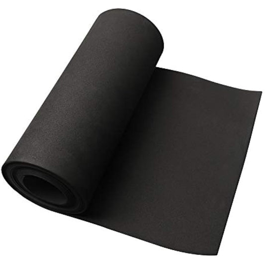 CASOMAN Professional Tool Box Liner, Toolbox Drawer Line - 16 inch(wide) x 16 feet (long), Non Slip Matting Roll, Black