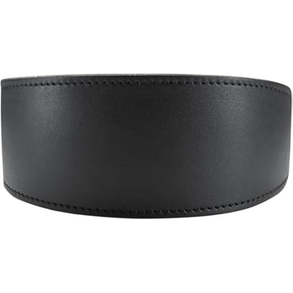 HUNTER Super Soft Leather Greyhound Collar, Padded 42 (S), Black