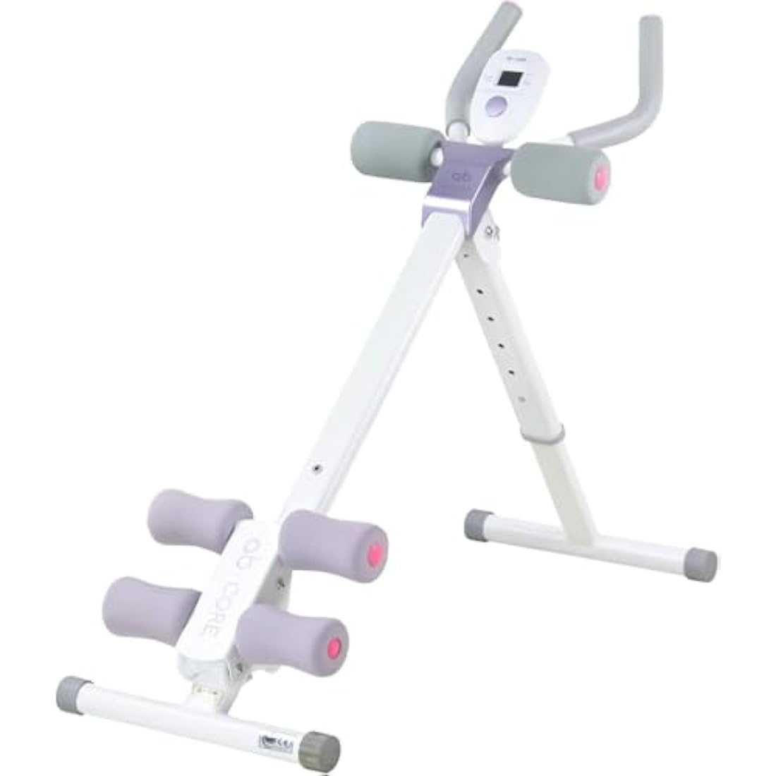 leikefitness Height Adjustable Ab Trainer Abdominal Whole Body Workout Machine Waist Cruncher Core Toner, Leg, Thighs, Buttocks Shaper with LCD Monitor AB9300