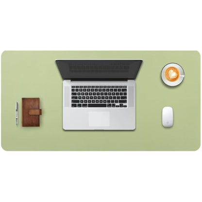 Desk Pad Large, DOBAOJIA Desk Mat, Laptop Mat, Writing Pad, Desk Blotter, Extended Mouse Mat, Large Mouse Pad for Office/Home, PU Leather Waterproof +Suede Non-Slip 27.5" X 13.8" (Light Green)