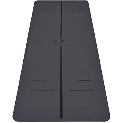 Liforme Evolve Yoga Mat – Free Yoga Bag, Patented Alignment System, Warrior-like Grip, Non-slip, Eco-friendly and Biodegradable, sweat-resistant, long, wide and 4.2mm thick mat for comfort