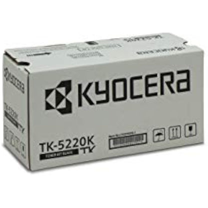 Kyocera TK-5220K Toner Black, Original Premium Cartridge 1T02R90NL1. Compatible ECOSYS Printers M5521cdn/cdw, P5021cdn/cdw